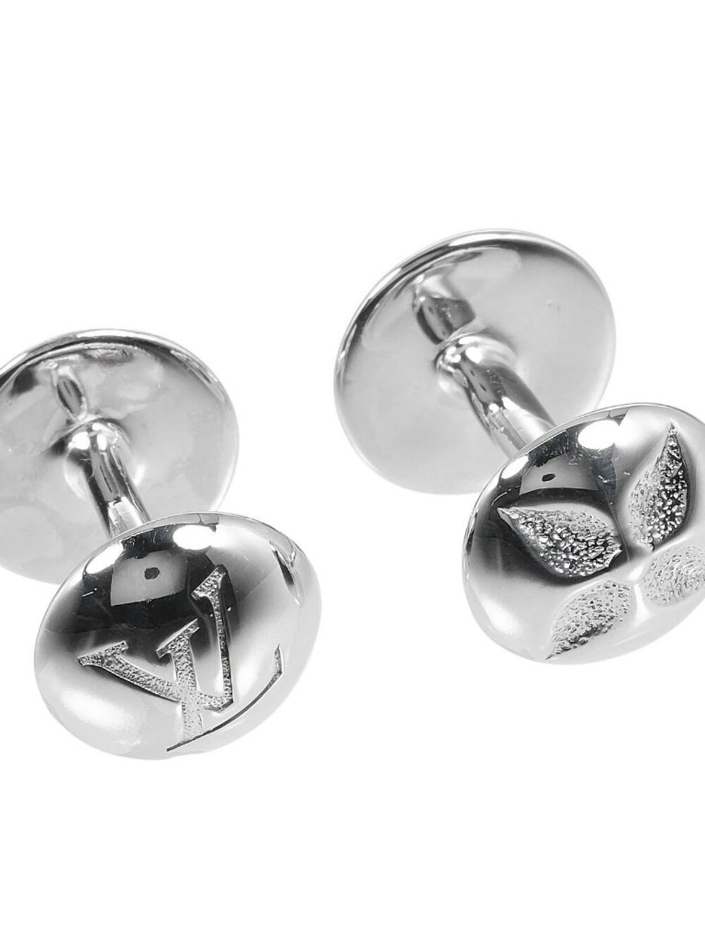 LOUIS VUITTON Buton de Manchette cuffs M65059 crew Silver925 mens